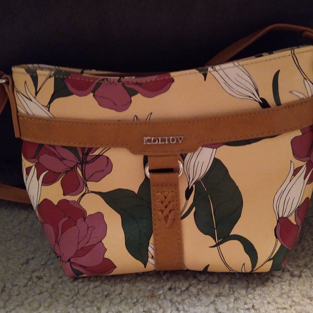 KOLTOV  Floral CROSSBODY  Bag - VERY NICE CONDITION
